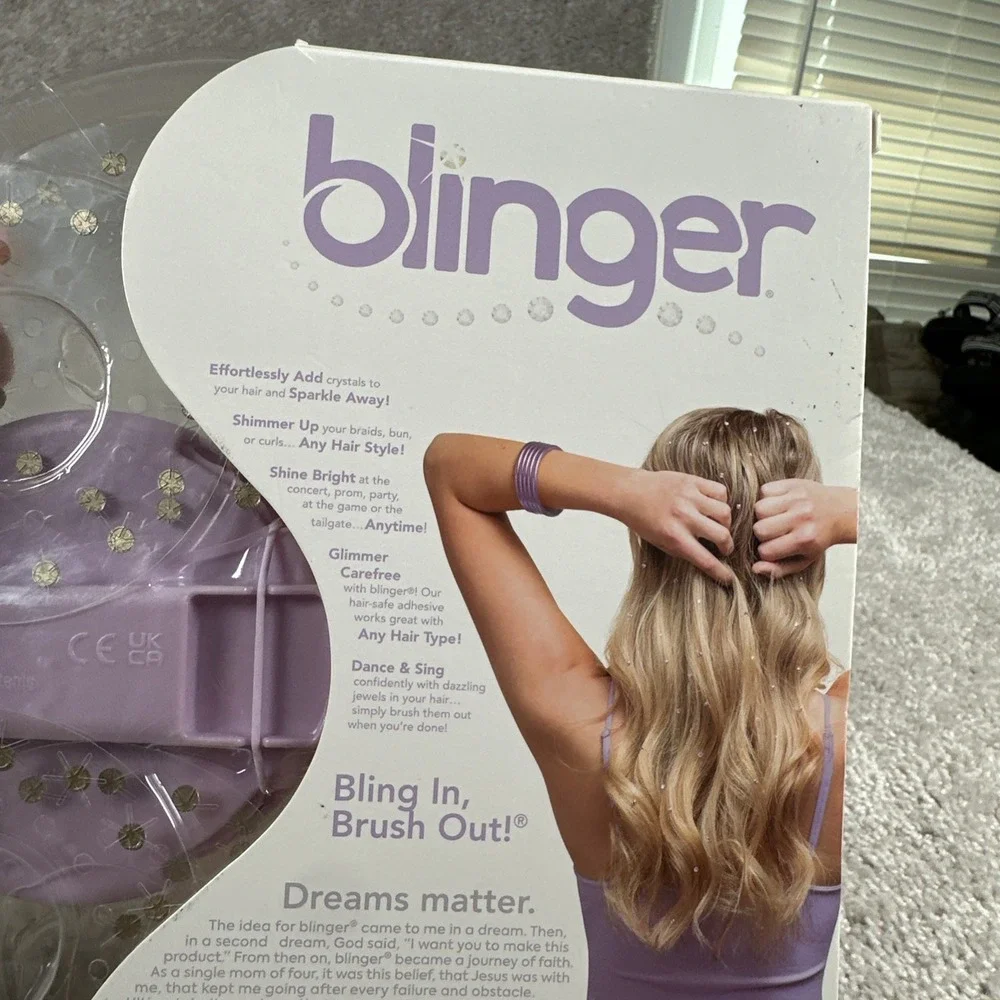 Blinger Gem Z Starter Set Styling Tool + 75 Precision Cut Crystals + Refills New